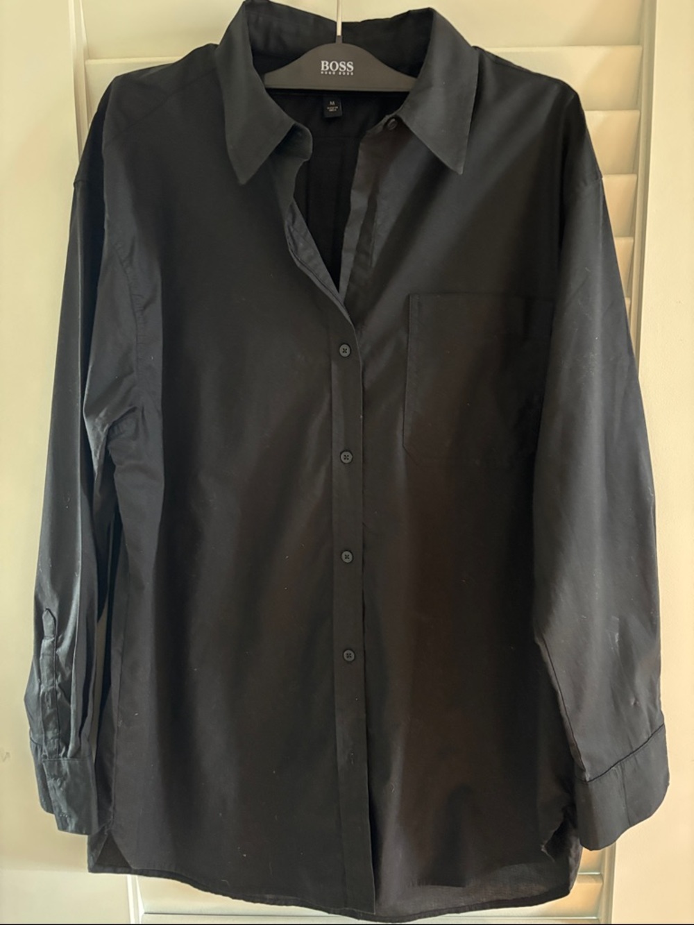Banana Republic Black Women's Button-Up Blouse